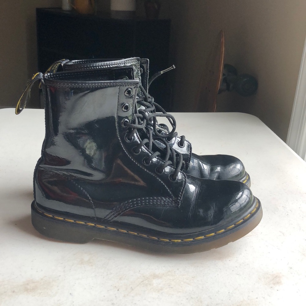 Size 9 Authentic Patent Leather Doc Martens